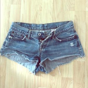 Denim shorts